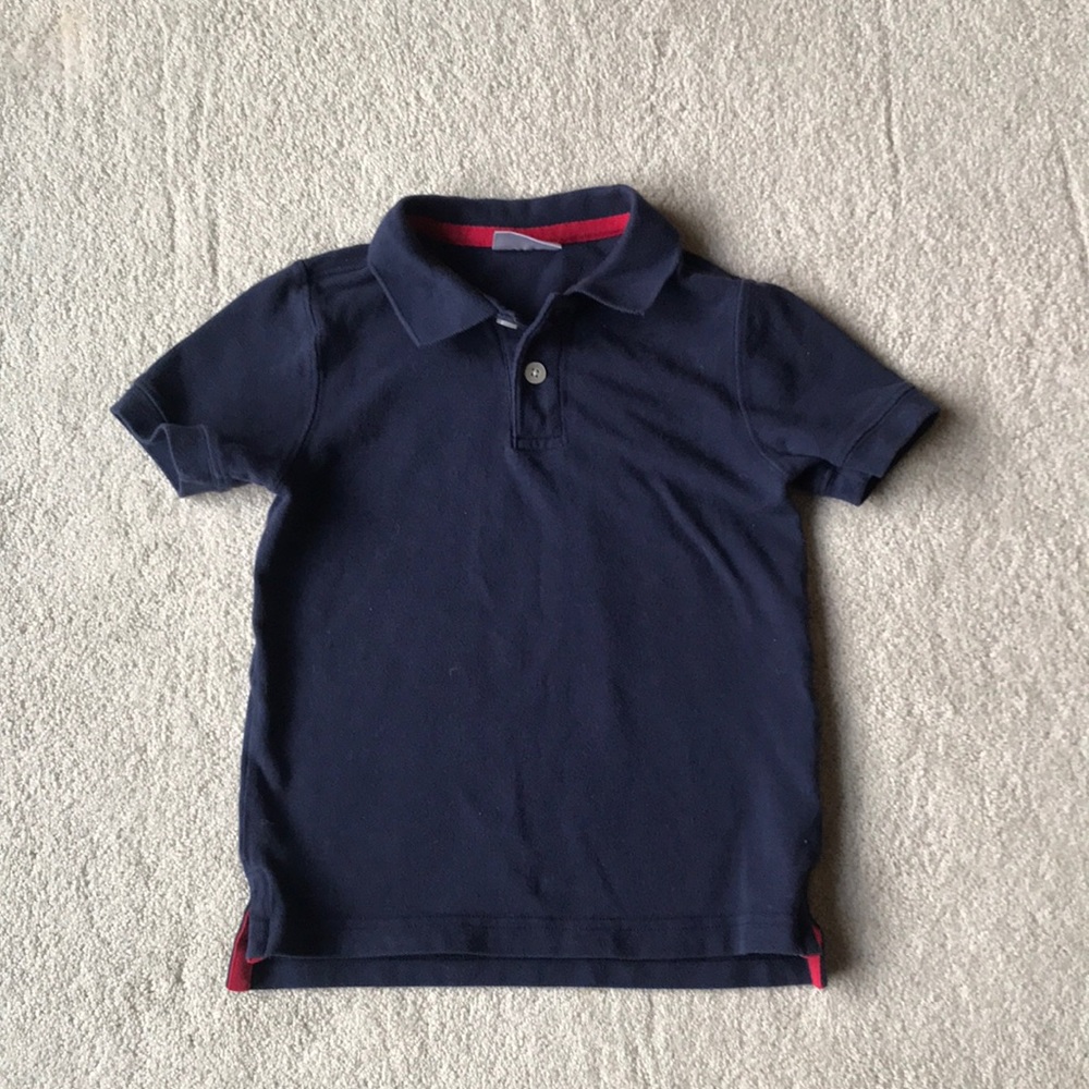 Hanna Andersson boys shirt sleeve polo size 4